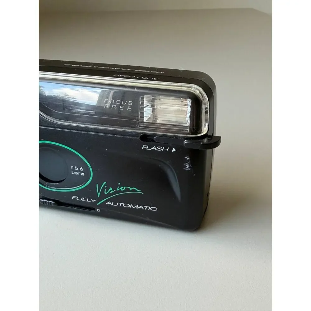 Ansco Vision Fully Automatic 35mm Film Camera Vintage Point & Shoot WORKS